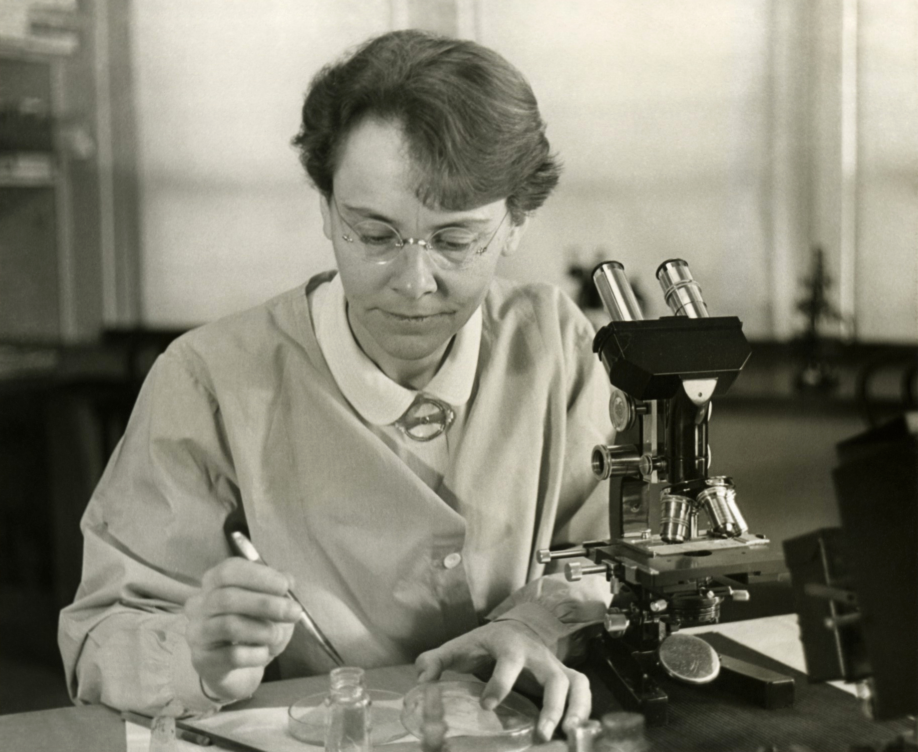 portrait of Barbara McClintock
