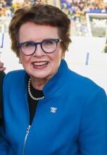 portrait of Billie Jean King