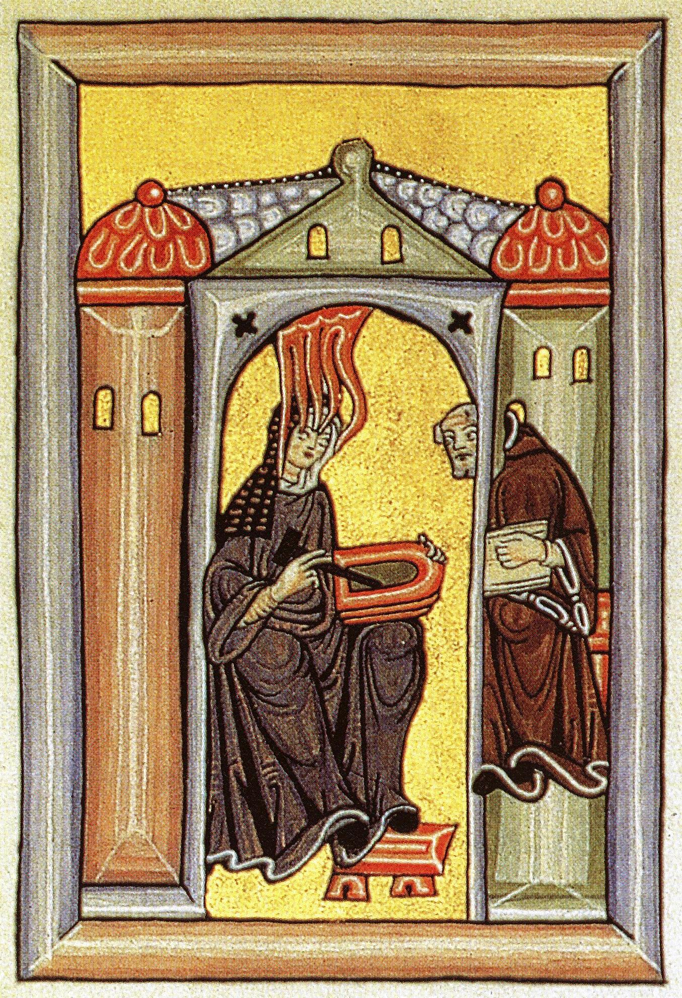 portrait of Hildegard of Bingen