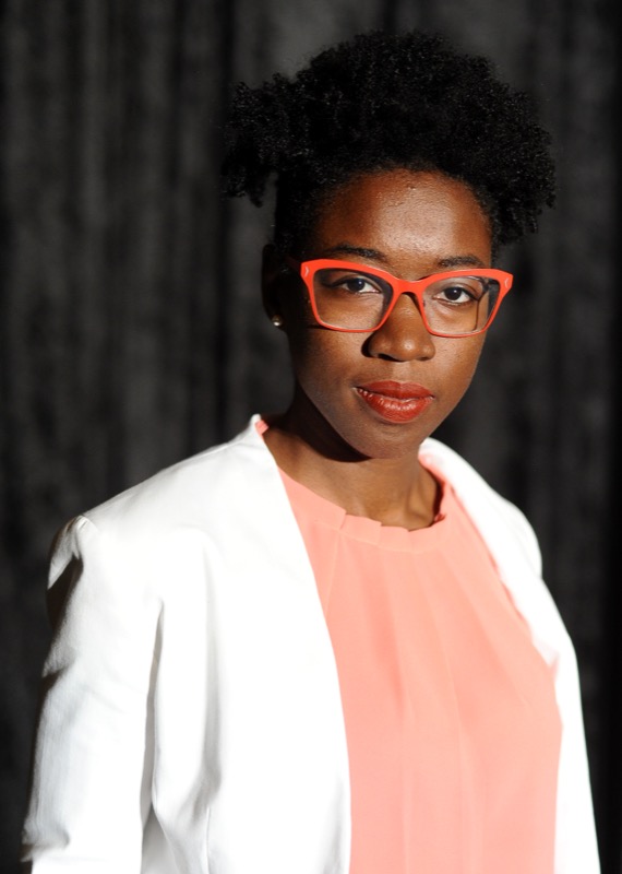 portrait of Joy Buolamwini